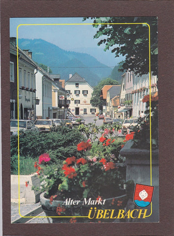 AK Übelbach. Alter Markt. Gelaufen mit Sonderstempel „P