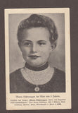 Porträt Maria Lichtenegger. Geb. zu St. Marein b. Pickelbach am 4. Aug. 1906 gest. daselbst