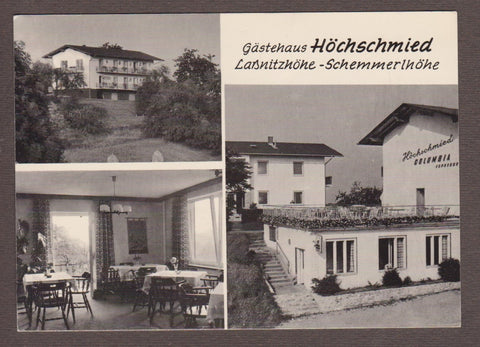 AK Laßnitzhöhe - Schemmerlhöhe. Gästehaus Höchschmied. Bes. St. u. H. Csaszar.