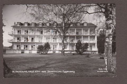 AK St. Radegund, Haus Novy des Sanatoriums Eggenberg.