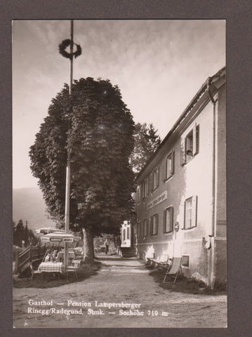 AK Rinnegg/Radegund. Gasthof Pension Lampersberger.