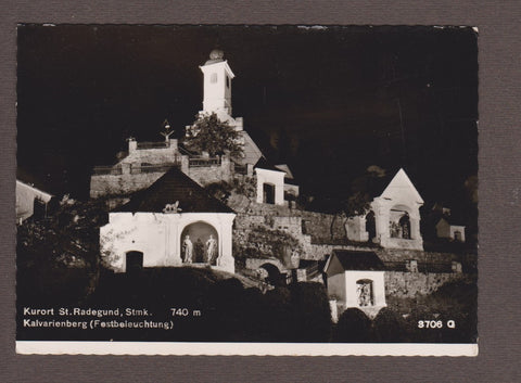 AK Kurort St. Radegund. Kalvarienberg (Festbeleuchtung)