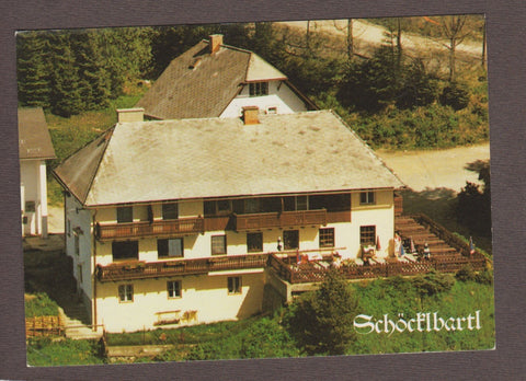 AK St. Radegund, Schöcklstraße 61. Gasthof Schöcklbartl. Fam. Pieber.