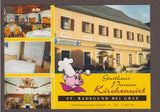Werbe-AK St. Radegund. Gasthaus Pension Kirchenwirt.