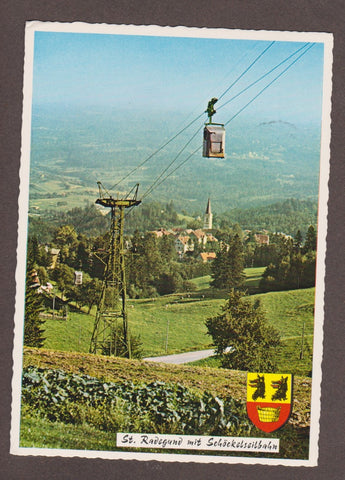 AK St. Radegund mit Schöckelseilbahn.