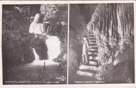 AK Peggau Lurgrotte. Grotteneingang vor 1914...