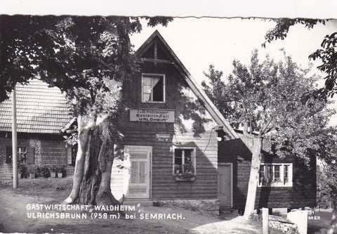 AK Gastwirtschaft "Waldheim" Ulrichsbrunn bei Semriach.