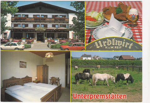 AK Unterpremstätten. Hauptstraße 85. Gasthof Urdlwirt. Gästehaus Reif. Inh. Herbert und Waltraud Reif.