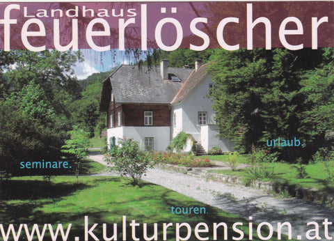 AK Landhaus Feuerlöscher. KulturPension in Prenning Gabriel Hirnthaler. Deutschfeistritz, Prenning 58.