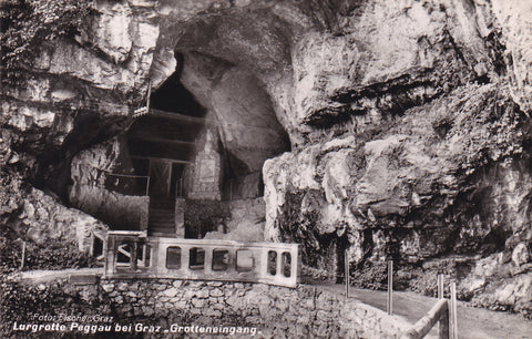 AK Lurgrotte Peggau bei Graz. "Grotteneingang".