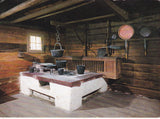 AK Stübing. Österreichisches Freilichtmuseum. Rauchküche des Hanslerhofes aus Alpbach in Tirol.