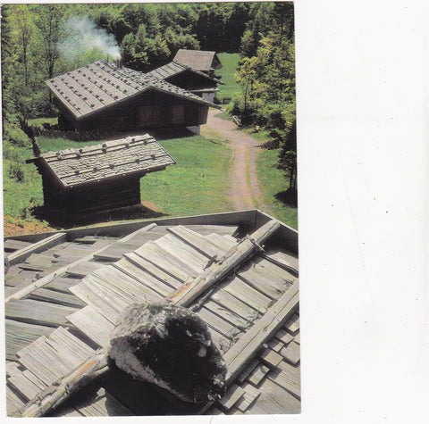 AK Stübing. Österreichisches Freilichtmuseum. Tiroler Baugruppe mit Hanslerhof aus Alpbach und Wegleithof aus dem Südtiroler Ultental.