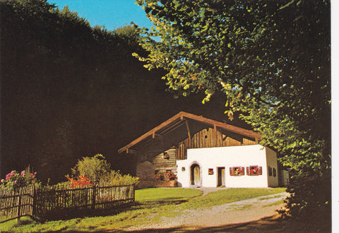 AK Stübing. Österreichisches Freilichtmuseum. Stiedlhansengütl, Rauchhaus aus Siezenheim bei Salzburg.