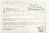 Werbe-AK St. Radegund bei Graz. Gasthaus Pension Kirchenwirt. Familie Pichler. Hauptstraße 24.