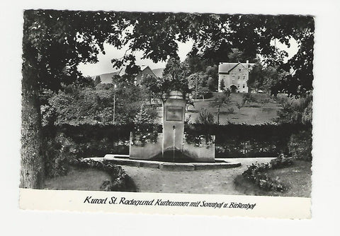 AK Kurort St. Radegund. Kurbrunnen mit Sonnhof u. Birkenhof.