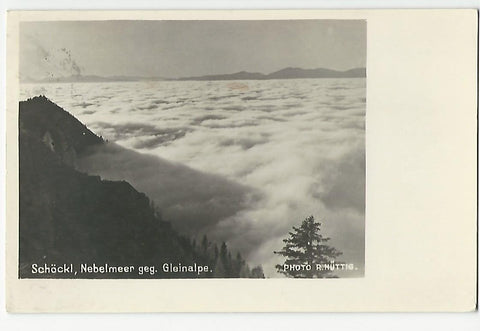 AK Schöckl, Nebelmmer geg. Gleinalpe.