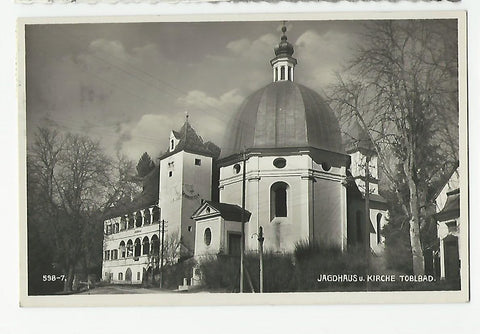 AK Jagdhaus u. Kirche Tobelbad. (1931-32)