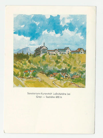 AK Sanatorium Kuranstalt Laßnitzhöhe bei Graz.