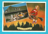 AK Gruß vom Schöckel. Schöckelseilbahn-Bergstation Familie Sperl. (1993)