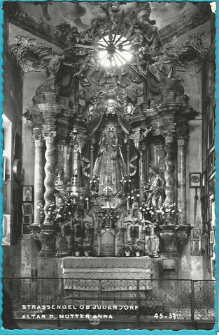 AK Strassengel ob Judenburg. Altar d. Mutter Anna.