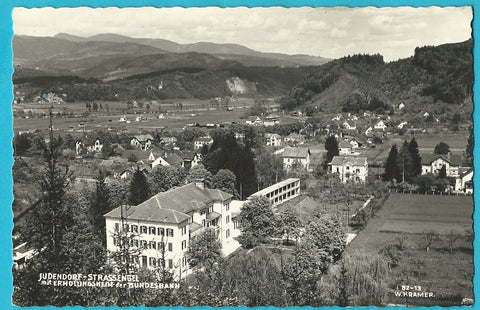 AK Judendorf-Straßengel mit Erholungsheim der Bundesbahn.