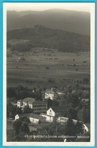 AK Heilanstalt d. Österr. Bundesbahnen Judendorf. (1929)