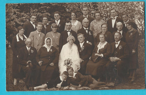 Foto Zur Erinnerung an Rudolf Seidls ? Hochzeit in Gratkorn. 16. Mai 1932.