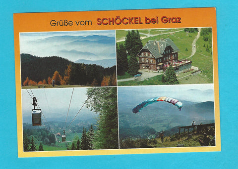 AK Grüße vom Schöckel bei Graz.
