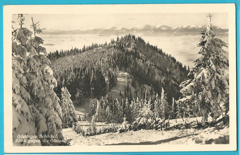 AK Göstinger Schöckel. Blick gegen die Gleinalpe. (1942)