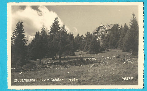 AK Stubenberghaus am Schöckel.