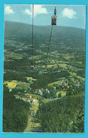 AK Schöckel Seilbahn mit Kurort Radegund.