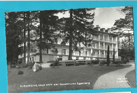 AK St. Radegund, Haus Novy des Sanatoriums Eggenberg.