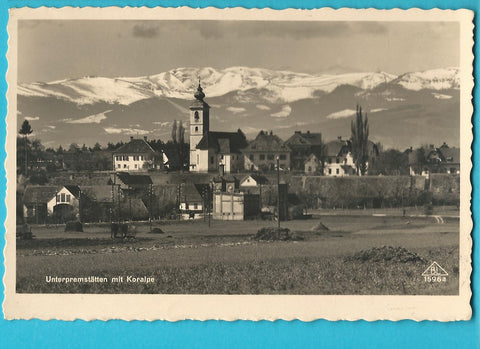 AK Unterpremstätten mit Koralpe.