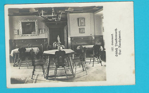 AK Schloß Plankenwarth. Das Rauchzimmer. (1917)