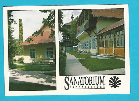 AK Lassnitzhöhe, Miglitzpromenade 18. Sanatorium Lassnitzhöhe. Elisabeth Nentwig. Gesmbh.