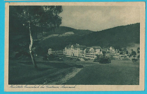 AK Heilstätte Enzenbach bei Gratwein. (1922/23)