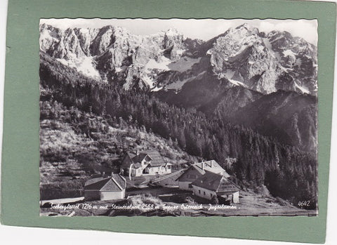 AK Seebergsattel mit Steiner Alpen Grenze Österreich – Jugoslawien