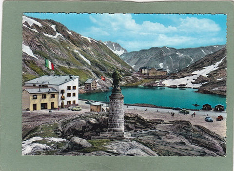 AK Valle D'Aosta. Colle del Gran San Bernardo. Grenze Italien Schweiz
