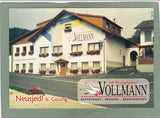 AK Neusiedl b. Güssing 28. Vollmann. Restaurant Pension Kegelbahnen.