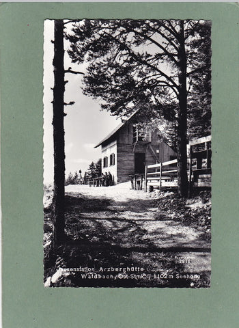 AK Waldbach. Arzberghütte.