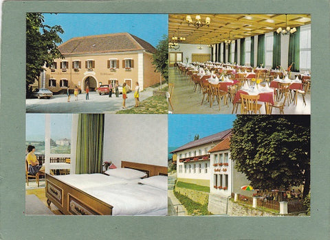 AK Vorau 40. Gasthof Pension Cafe Rechberger Rathauskeller.