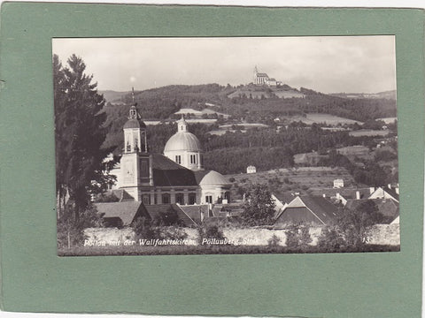AK Pöllau mit der Wallfahrtskirche. Pöllauberg.