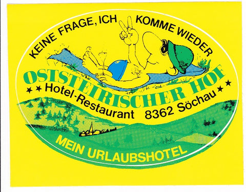 Sticker Söchau Oststeirischer Hof.
