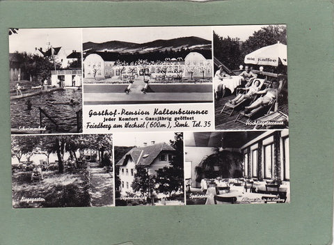 AK Friedberg am Wechsel. Gasthof Pension Kaltenbrunner.