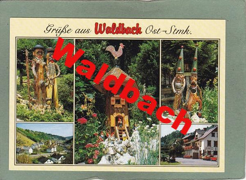 AK Grüße aus Waldbach.