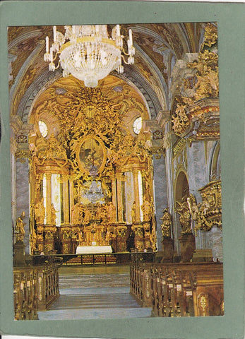 AK Vorau. Innenansicht der Stiftskirche.
