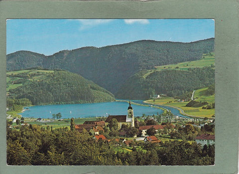 AK Stubenberg am See. Blick z. Ort, Stausee und Feistritz-Klamm.