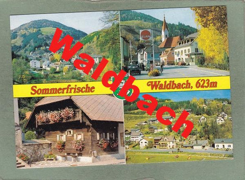 AK Sommerfrische Waldbach.