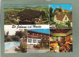 AK St. Johann i.d. Haide. Waldhotel Konrad mit Freibad.