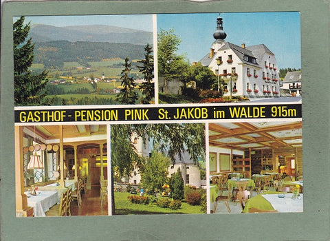 AK St. Jakob im Walde. Gasthof-Pension Pink.